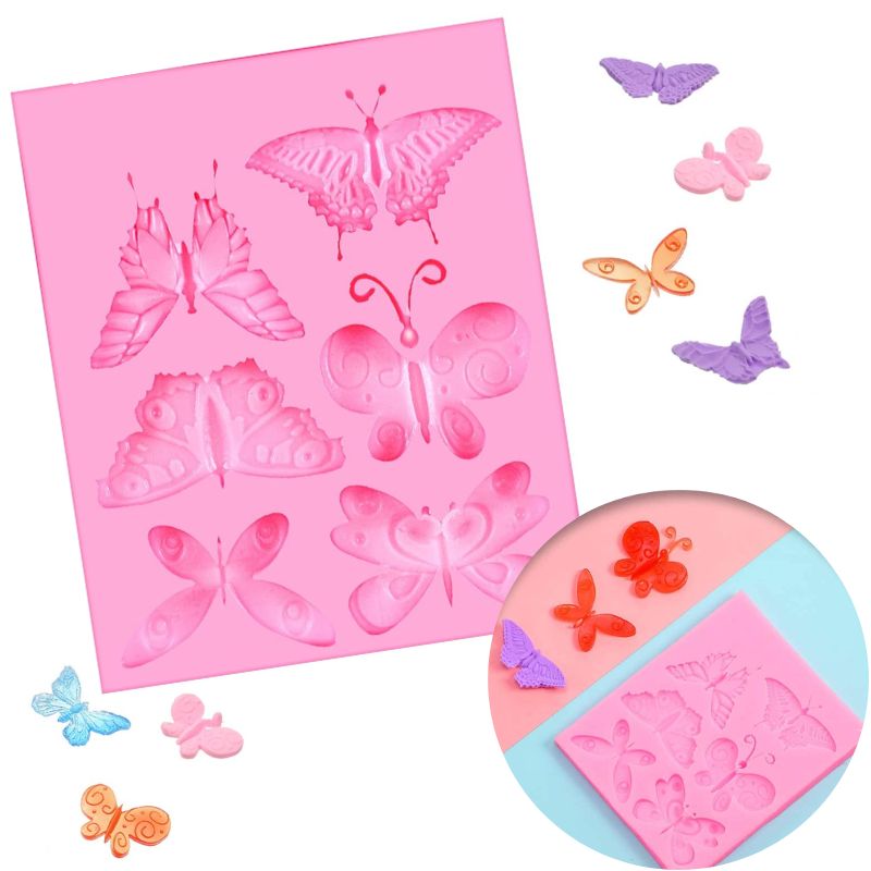 Butterfly fondant outlet mold